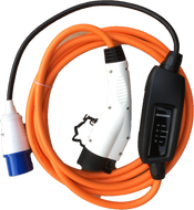 CEE to Type 1 plug EV Charging Cable, Electric Vehicle Charger - 5 or 10 meters, 10amp or 16amp