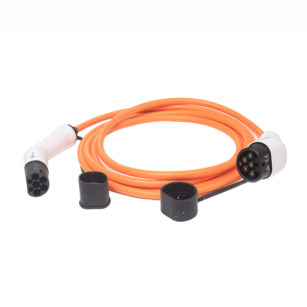 Type 2 Charging Cable, up to 22 kW, 10 m, orange - Oomipood
