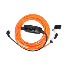 Renault Zoe Home Charging Cable - 16amp, Schuko (EU) to Type 2 in-line portable mains home charger EVSE - 5 or 10 meters