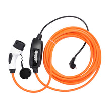 Nissan Leaf (2018 and later) Home Charging Cable - 16amp, Schuko (EU) to Type 2 in-line portable mains home charger EVSE - 5 or 10 meters