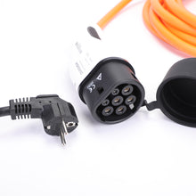 Nissan Leaf (2018 and later) Home Charging Cable - 16amp, Schuko (EU) to Type 2 in-line portable mains home charger EVSE - 5 or 10 meters