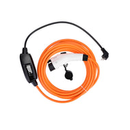 Nissan Leaf (2017 and earlier) / Nissan van eNV200 Home Charging Cable - 16amp, Schuko (EU) to Type 1 in-line portable mains home charger EVSE - 5 meters