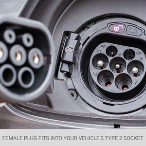 Volvo EX30 EV Charger, UK to Type 2 Charging Cable - 5, 10, 15 or 20 meters