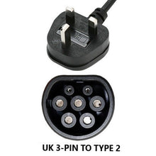 Hyundai IONIQ 6 electric EV Charger, Home Charging Cable - 10amp EVSE - 5, 10, 15 or 20 meters long - UK to Type 2