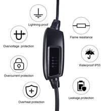 Opel Corsa-e / Grandland EV / PHEV Home Charging Cable - 16amp, Schuko (EU) to Type 2 in-line portable charger EVSE - 5 or 10 meters